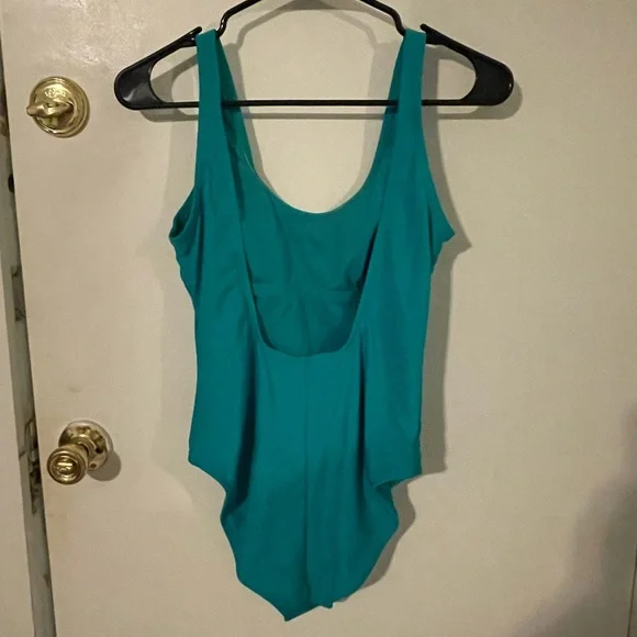 xhilaration one-piece high-leg swimsuit - Picture 2 of 3